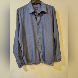 UNTUCKit Men's Gray Casual Button-Down Shirt